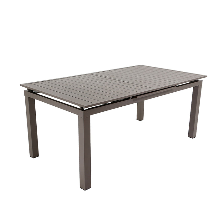 BK1677T Mesa rectangular de extensión Taupe