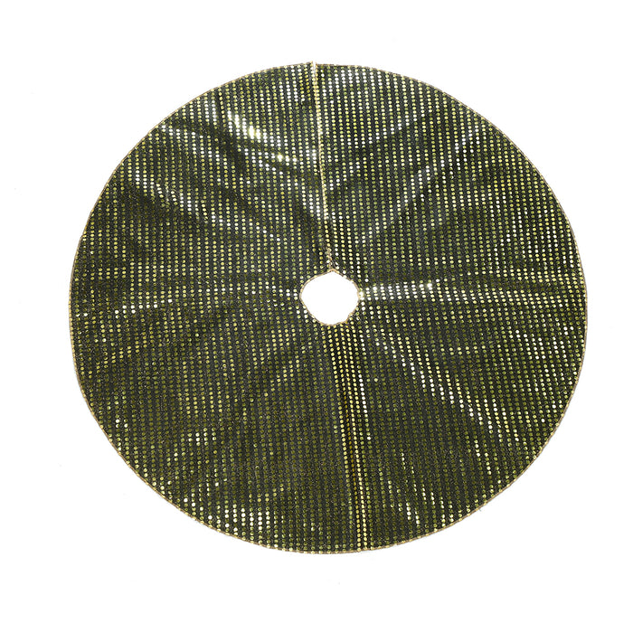 CR231NO Pie de Pino Bling Negro y Oro 90 Cm.