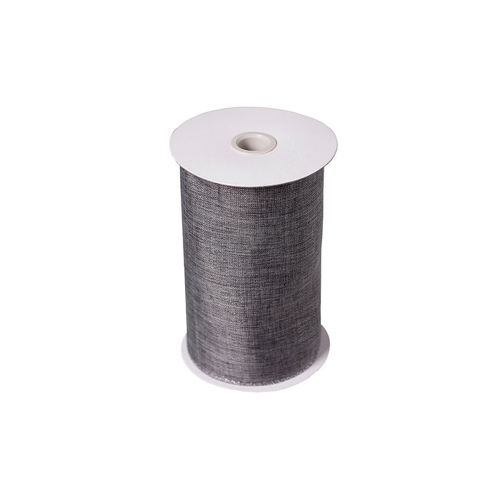 CR238G Listón Tela Gris 15 Cm. x 9 Mts.