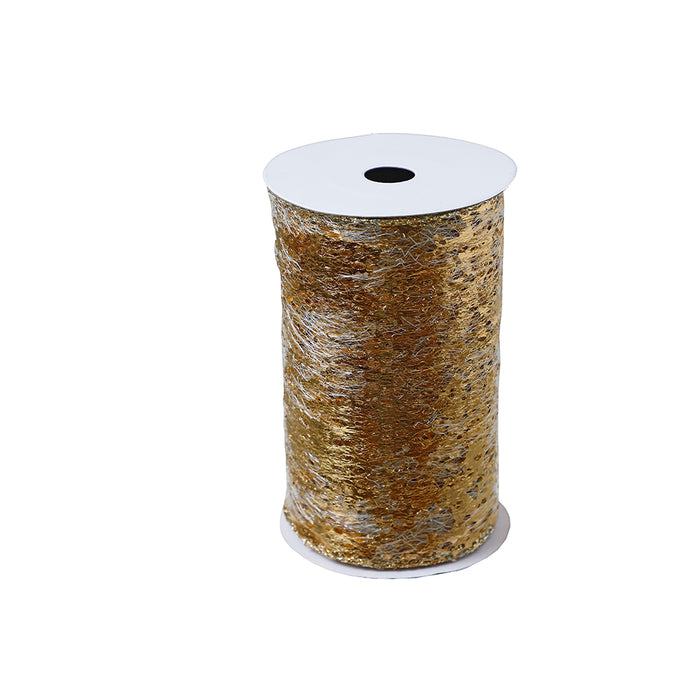 CR238OP Listón Hoja de Oro y Plata 15 Cm. x 9 Mts.