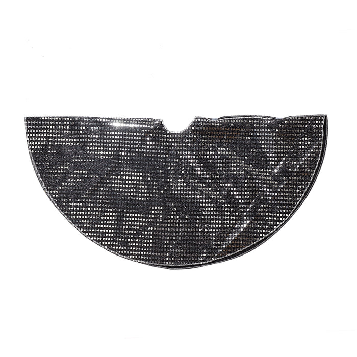 CR239NP Pie de Pino Bling Negro y Plata 90 Cm.