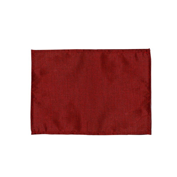 CR3001IR Individual Diseño Lino Metálico Rojo 35x50 Cm.