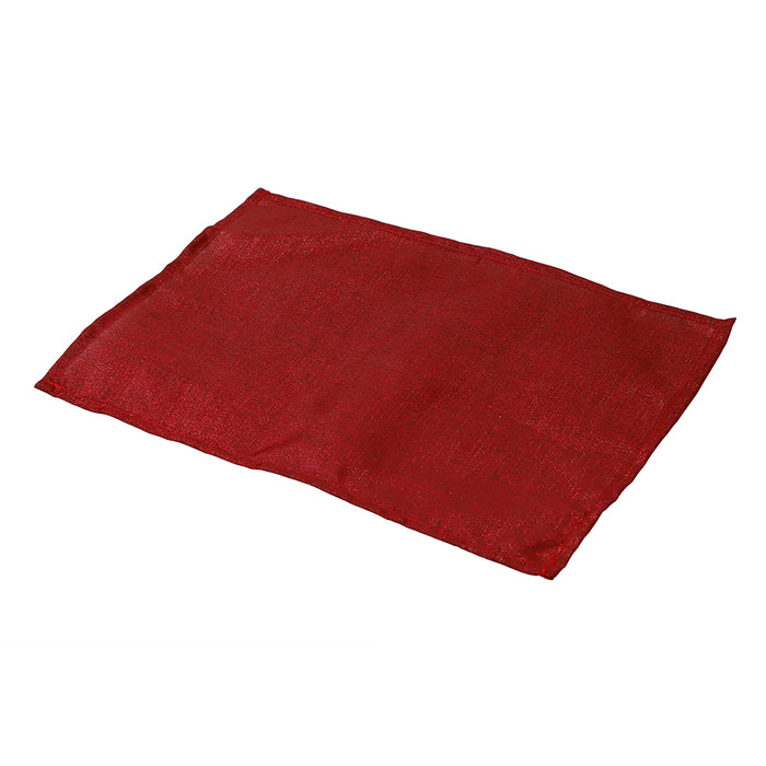 CR3001SR Servilleta Diseño Lino Metálico Rojo 45 Cm.