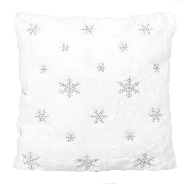 CX2351 Cojin Copos De Nieve 45x45 Cm.