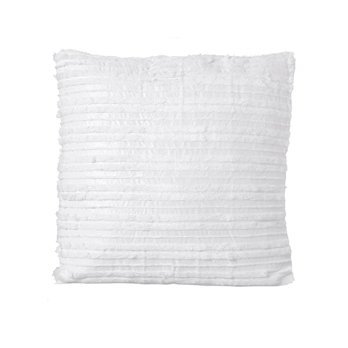 CX2361 Cojin Rayas Peluche 45x45 Cm.