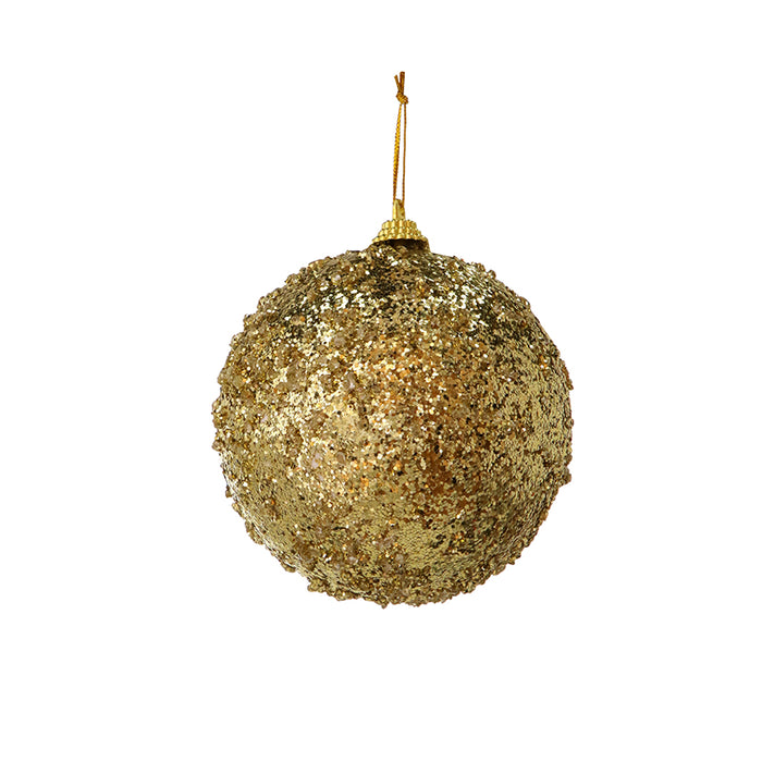 RJL314OF Esfera Oro Frost 10 Cm.