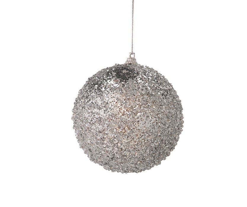 RJL316PF Esfera Plata Frost 10 Cm.
