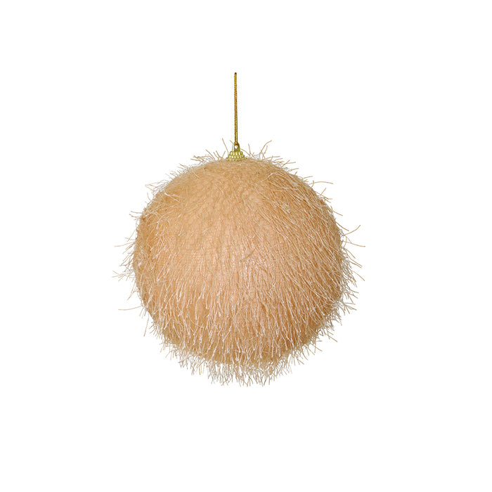 RJL319O Esfera Plumaje Oro 15 Cm.