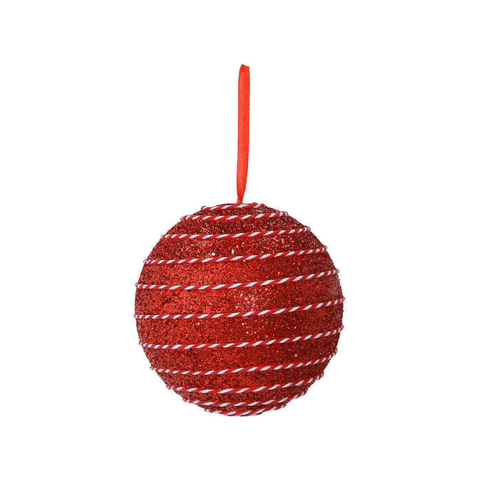 RJL324R Esfera Caramelo Rojo 15 Cm.