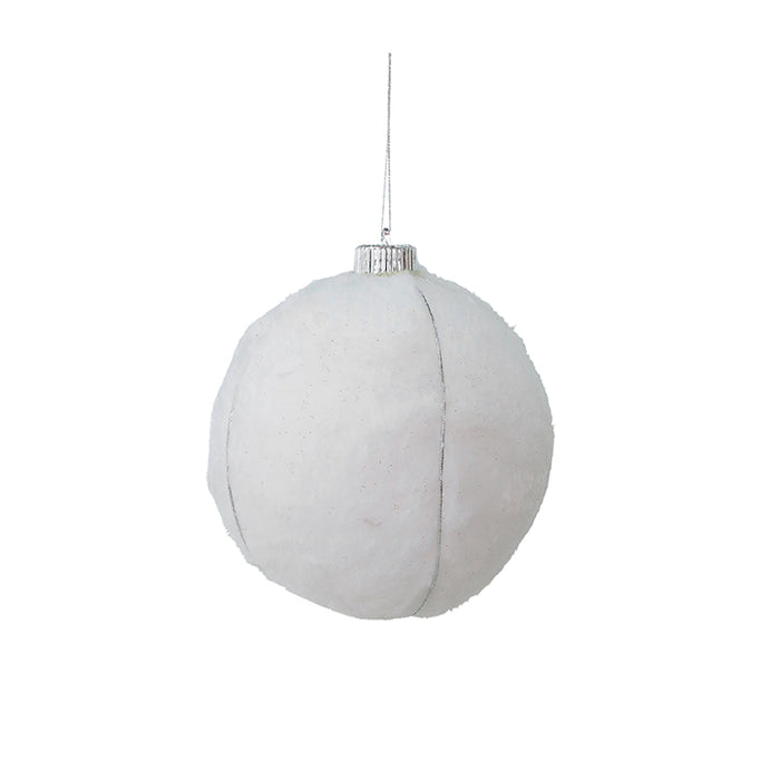 RJL340BM Esfera Peluche Blanco 15 Cm.