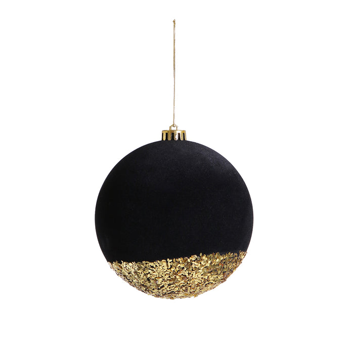 RJL349NM Esfera Gala Terciopelo Negro 15 Cm.