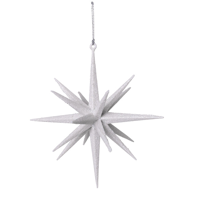 RJL354BM Ornamento Estrella Blanco 15 Cm.