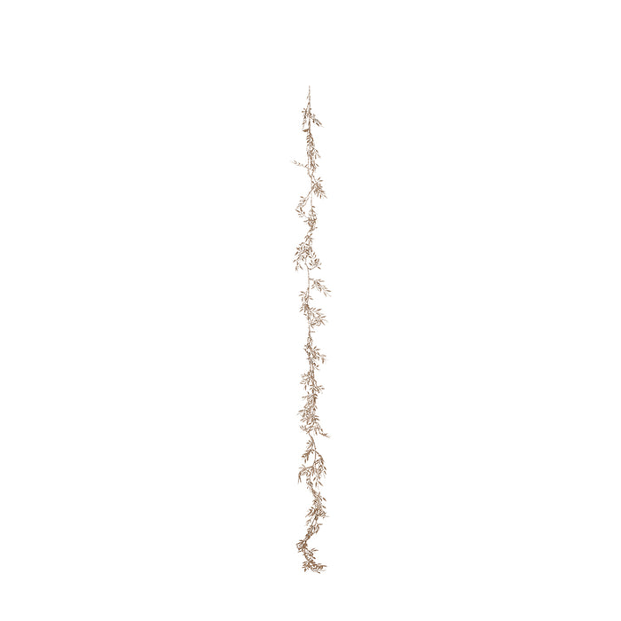 RJL360CH Guirnalda Hojitas Champaña 180 Cm.