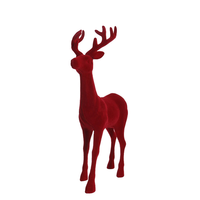 RJL367R Venado Terciopelo Rojo 45 Cm.
