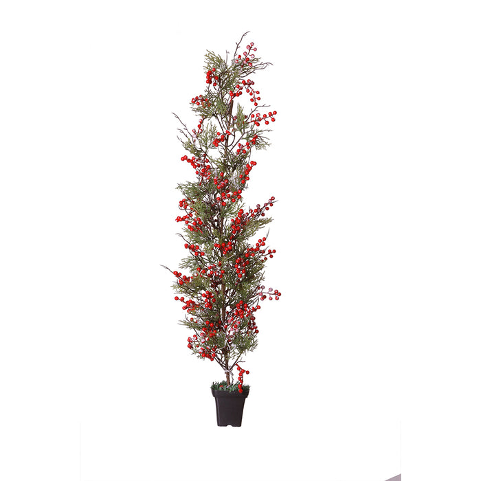 RJL369 Árbol Decorativo Merry Berry 60 LED 100 Cm.