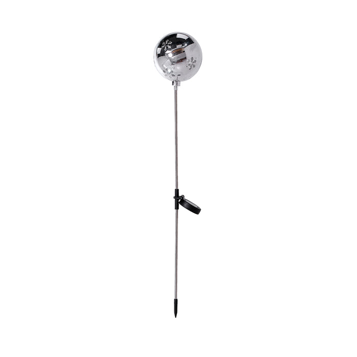 RJL406P Esfera Decorativa Solar Plata 80 Cm.