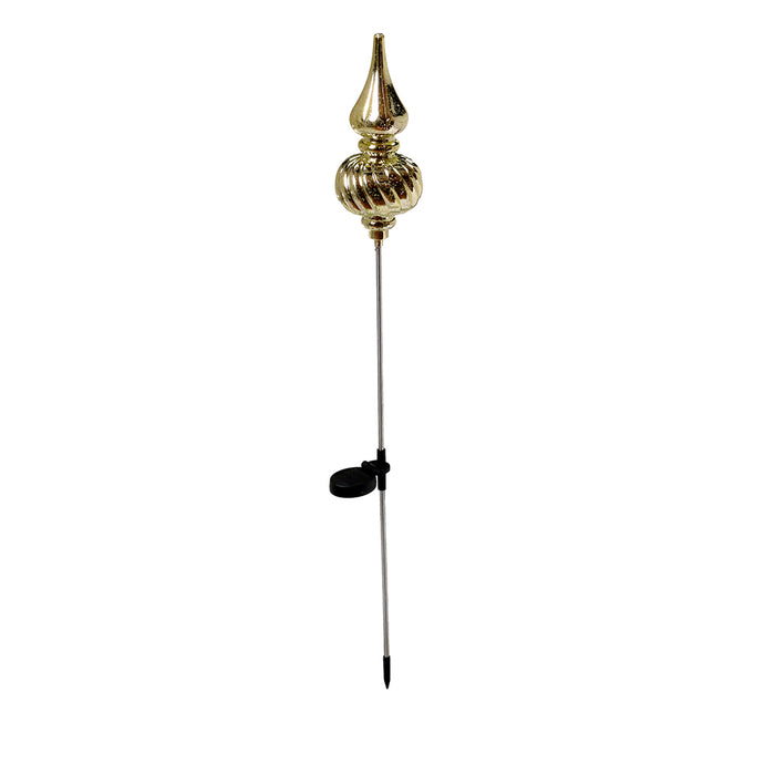 RJL407O Esfera Finial Solar Oro 100 Cm.