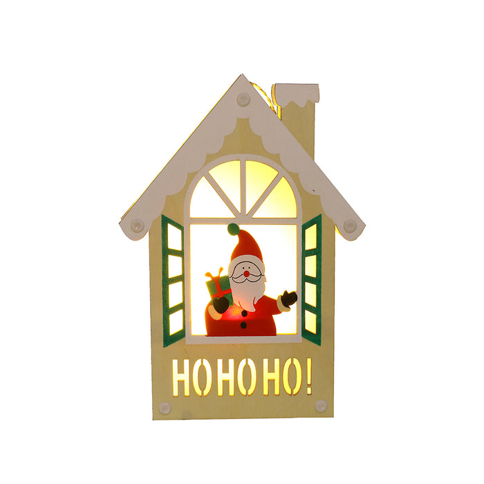 RJL409H Casita Decorativa LED Hohoho 18 Cm.