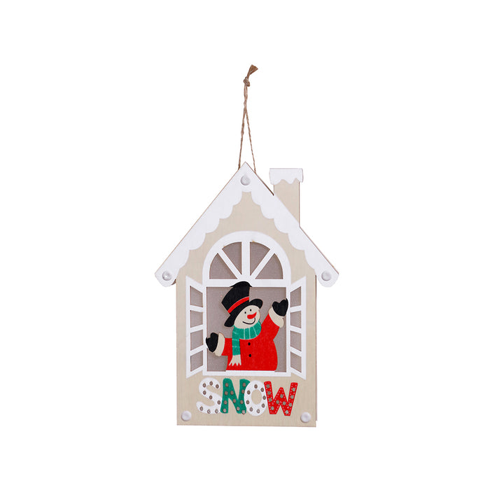 RJL409S Casita Decorativa LED Snow 18 Cm.