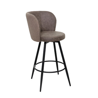 TC18BBCA Banco Bar Giratorio Bakú Corduroy y Nanotech Café