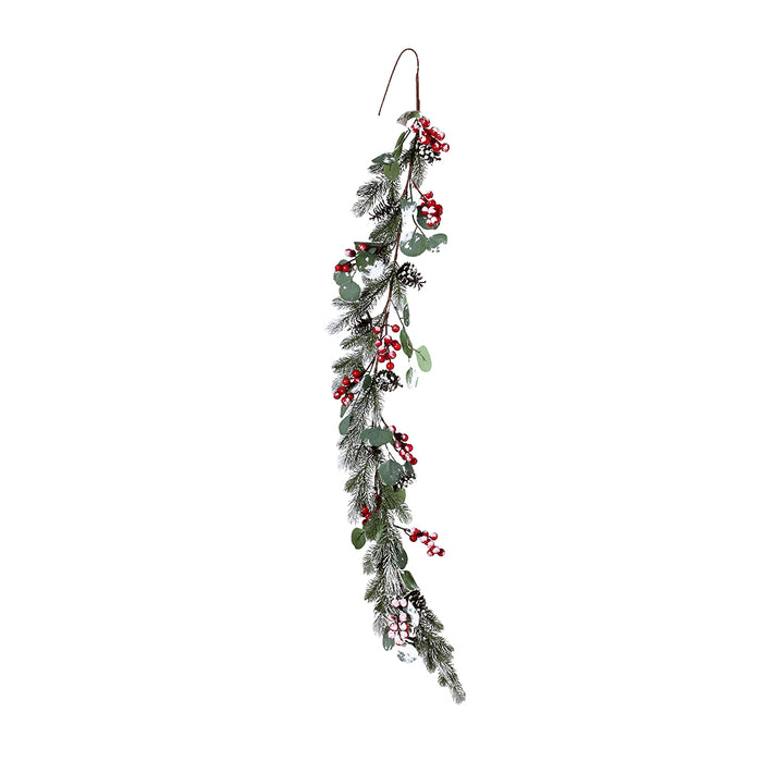 XH2326 Guirnalda con Pino Summer Frost 150 cm