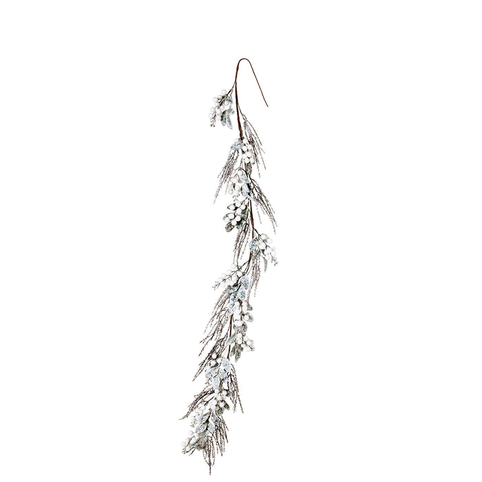 XH2328B Guirnalda Winter Berries Blancos 152 Cm.