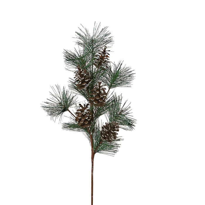 XH2334 Rama De Pino Espigas Winter Frost 55 Cm.