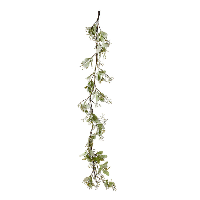 YS23280 Guirnalda Hojas Sage 153 Cm.