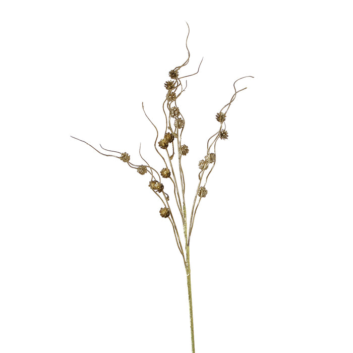 YS2339O Rama Follaje Oro 78 Cm.