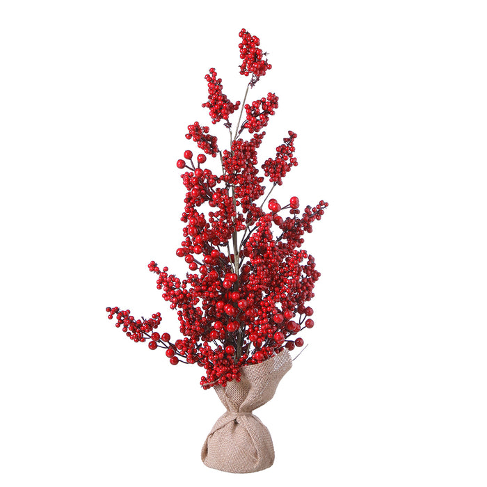 YS2358M Pino Berries Mediano 55 Cm.