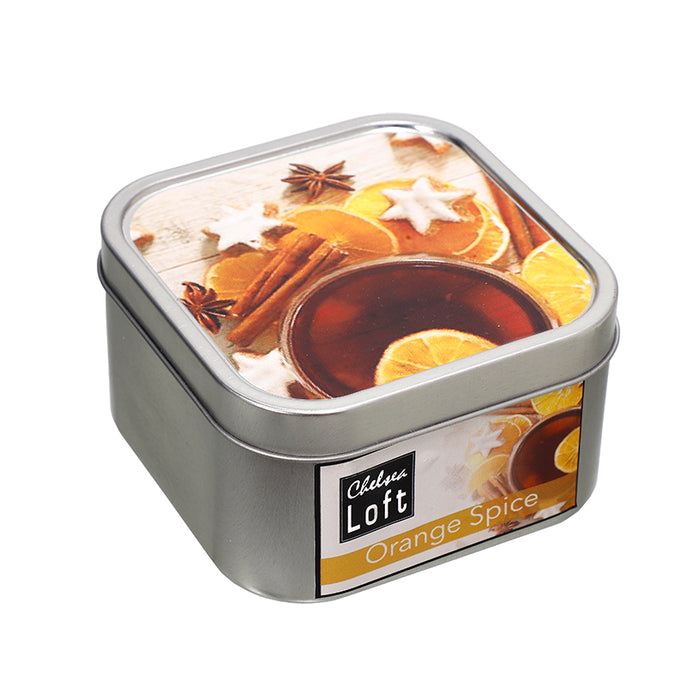 AR400AOS Vela Aluminio Orange Spice 400 Gr. Pabilo Algodón.