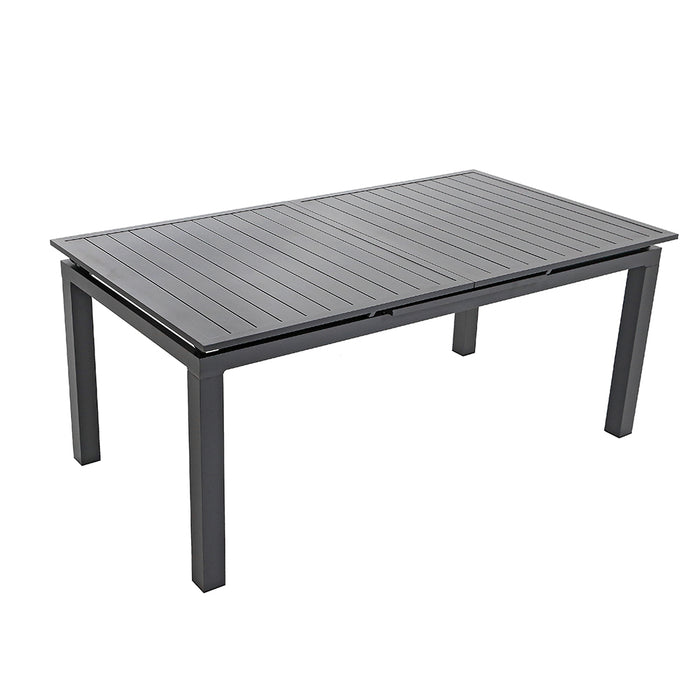BK1677A Mesa rectangular de extensión Antracita