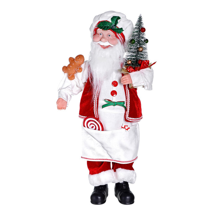 CX2279S Santa Chef Con Música y Movimiento 45 Cm.