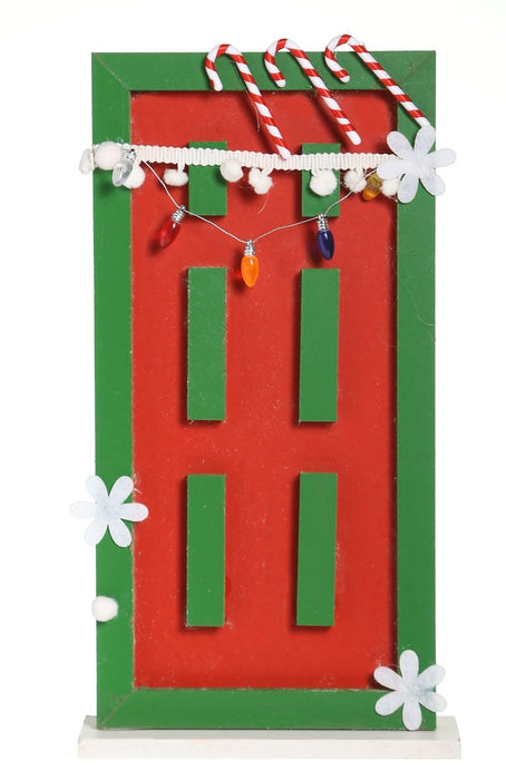 CX2298RV Puerta Decorativa Roja y Verde 34cm