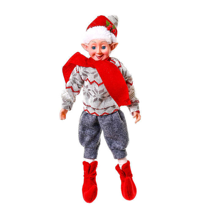 CX8003B Duende Gris Bufanda 45 Cm.
