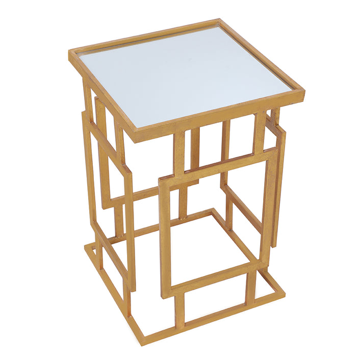 FT120-1 Mesa Brandy Chipre Oro 35cm(L) x35cm.(P) x53cm.(A)