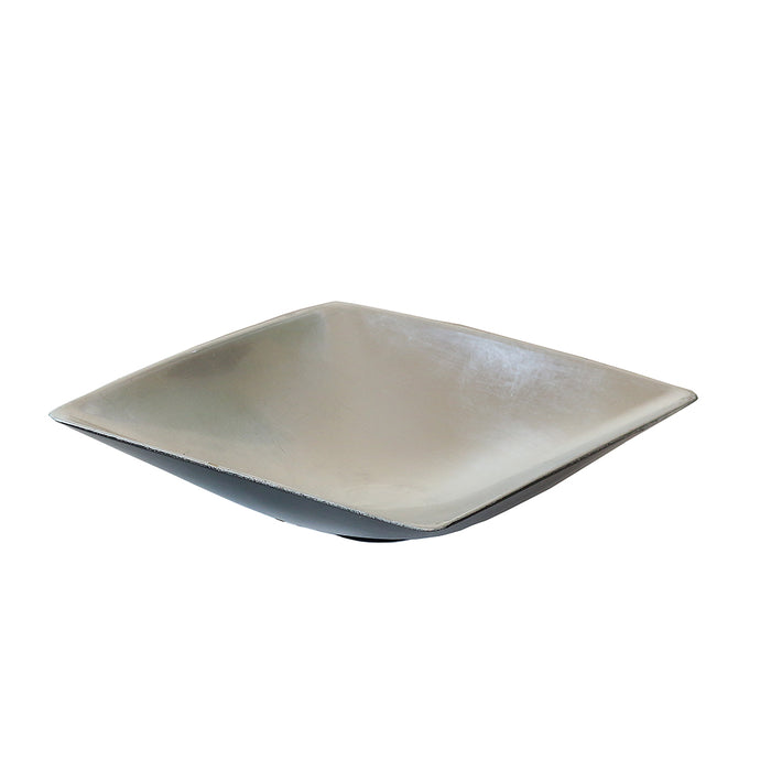 FZ474-P Centro Cuadrado Grande Plata