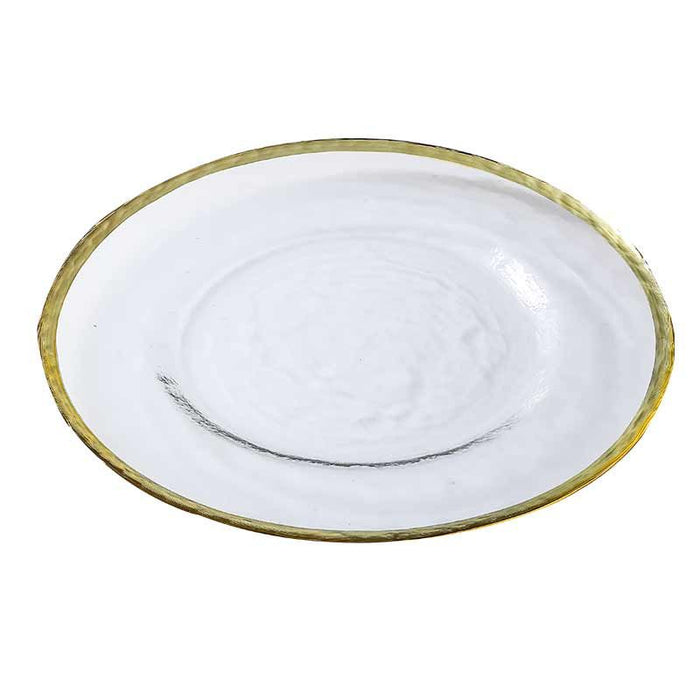XW2621 Plato Base Martelinado Charlotte 33.5(D) Cm.