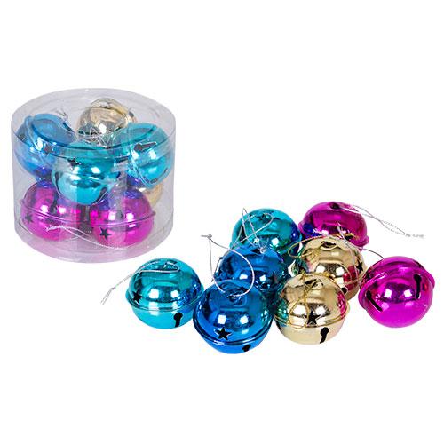INS508M Set 8 Cascabeles Multicolor 5 cm.