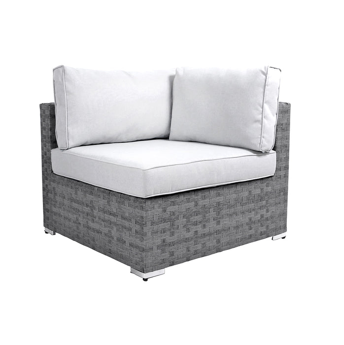 KA25EG Esquinero Kauna Oa Corteza Gris 85x85x65 Cm.