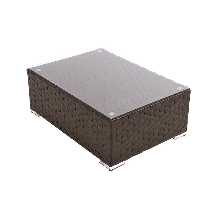 KA25MC Mesa Centro/Lateral Kauna Oa Cafe Espresso 90x60x32 Cm.