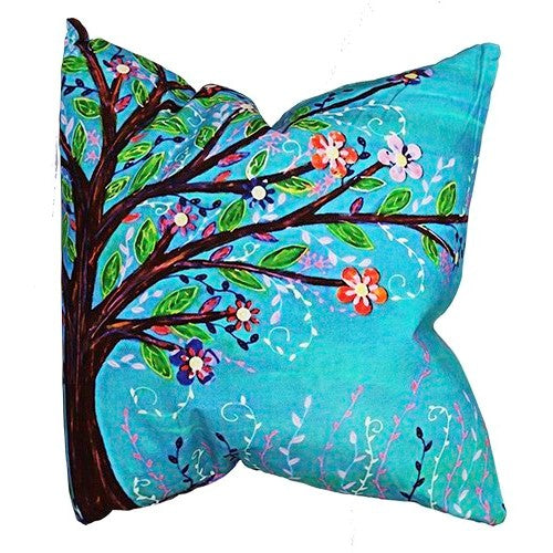 KC30AI Cojín Arbol De La Vida Izquierda 50x50 cm . Relleno plumas