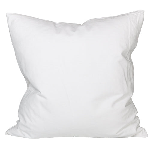 KCLIN5B Cojín Lino-Algodón Blanco 50x50 cm. (Relleno Pluma