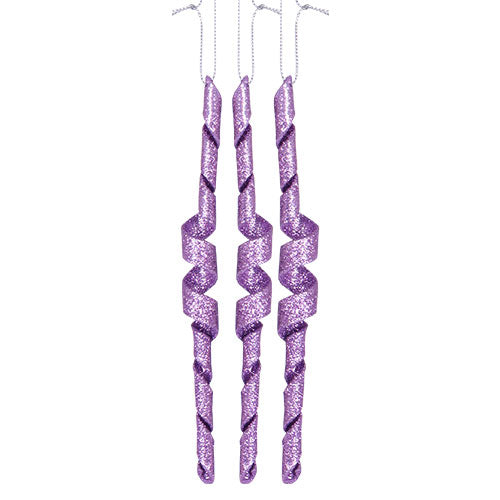 KWL116M Set 3 Curly Morado 20 cm.