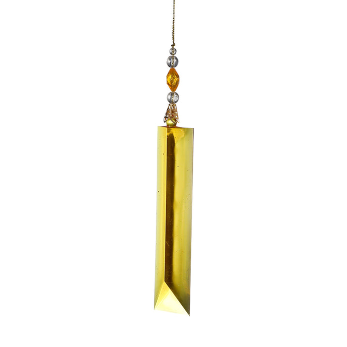 KWL172O Ornamento Prisma Oro 22 Cm.