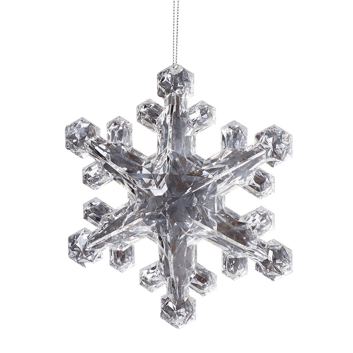 KWL264P Snowflake Prisma Plata 15 Cm.