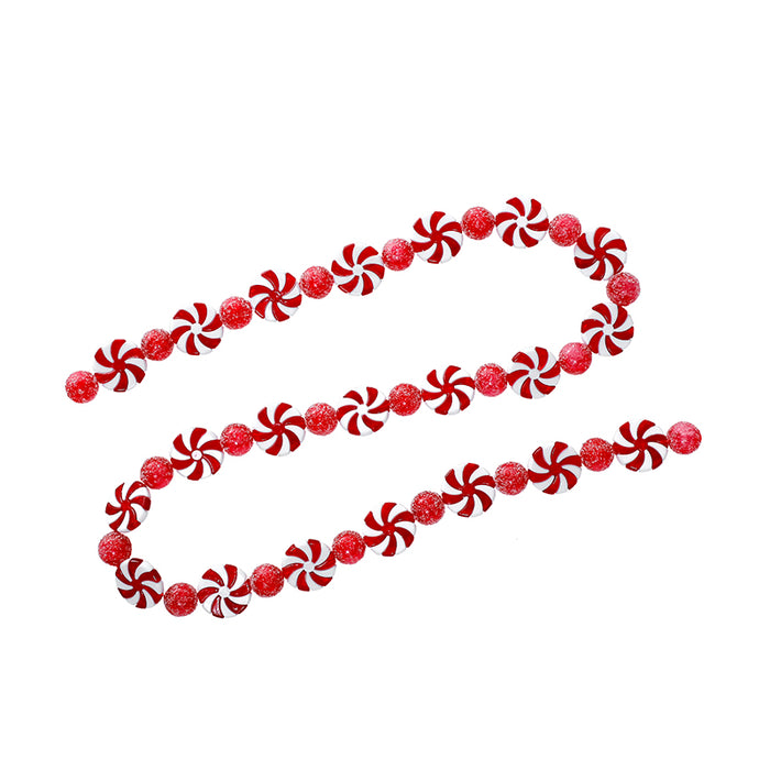 KWL310 Guirnalda Dulces Rojos 120 Cm.