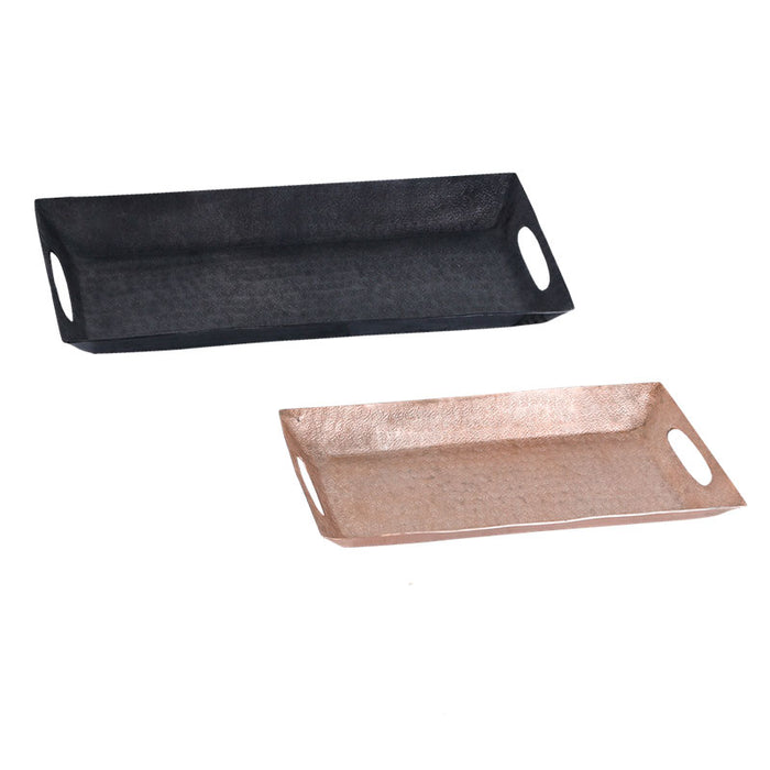 MIN1800 Charola Rectangular Metal Pizarra 64(L)X23(P)X4(A) cm.