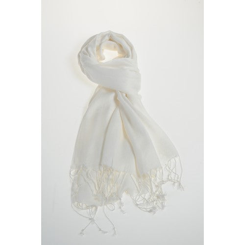 MT01-W Pashmina color white