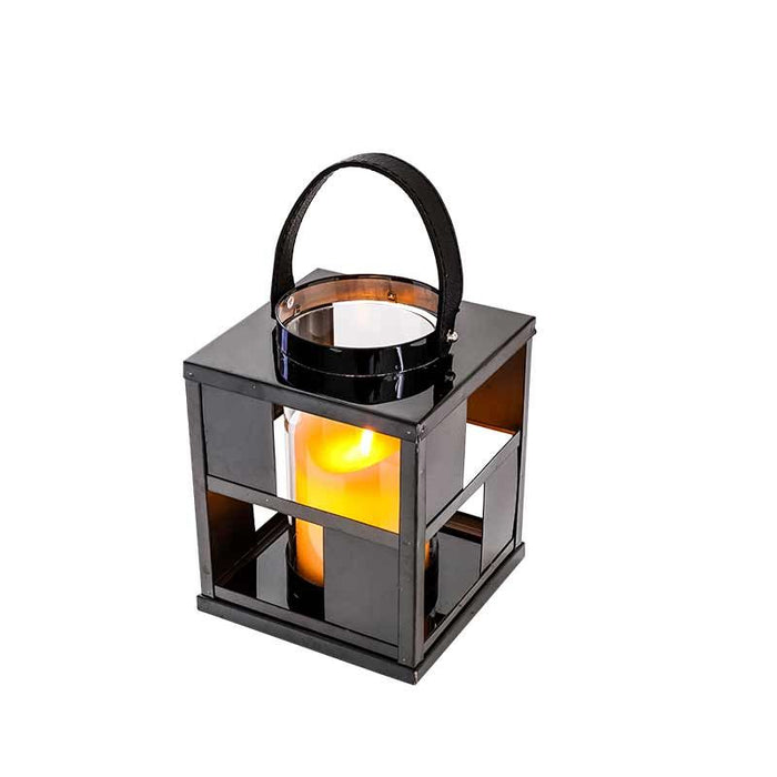 MW6203N Farol Madison Square Negro Chico 14(P)X14(L)X18(A) Cm.